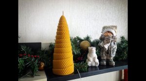 Большая елка из вощины