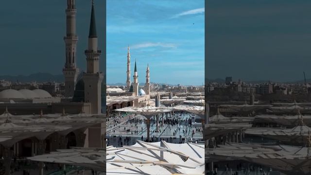 Время обеденной молитвы в Медине 🤍 смотреть онлайн