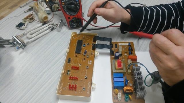 Проверка процессора модуля стиральной машины Samsung смотреть онлайн
