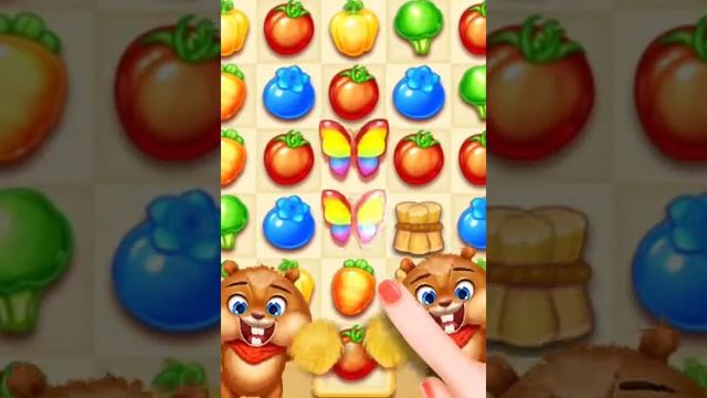 farm harvest match 3 puzzle game