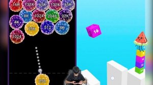 Satisfying Mobile Games - 2048 Marmalade vs Merge Jump ⭐ Number Games Max Update Gameplay