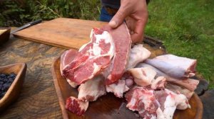 БЛЮДО ИЗ КАШТАНОВ С МЯСОМ ЯГНЕНКА / ТУШЕНАЯ БАРАНИНА С КАШТАНАМИ