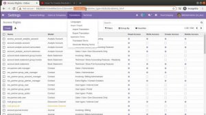 5.How To Set Access Rights For Newly Created Models In Odoo14