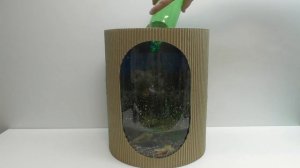 АКВАРИУМ ИЗ КАРТОНА Как сделать декоративный аквариум своими руками