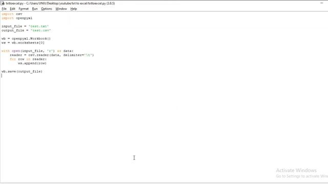 Convert .txt to Excel (.csv or .xlsx) using Python смотреть онлайн
