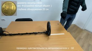 Тест металлоискателя V60 с примерами