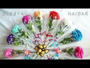 МОИ РАБОТЫ - букеты из бумаги и конфет + фото МК...