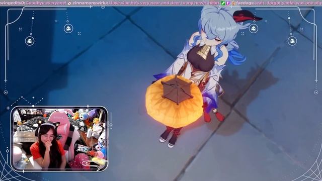 hu tao's eng rap is uh... ♡ "exquisite night chimes cutscene" reaction | genshin impact ❤️? смотреть онлайн