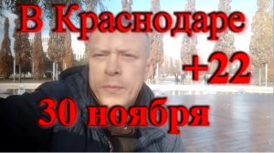 Шокирующий климат в Краснодаре осенью мы в шоке