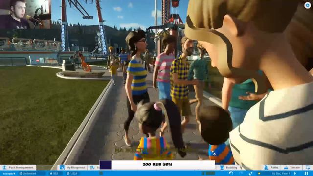 Поигрушки с Озоном в Planet Coaster смотреть онлайн