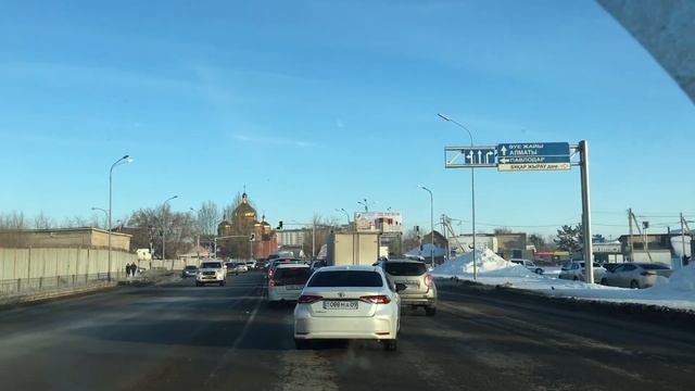 Kazakhstan. The roads.  Города  Казахстана. Караганда