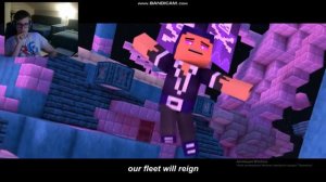 Реакция на Rainimator ""To The Void" - A Minecraft Song ♪"