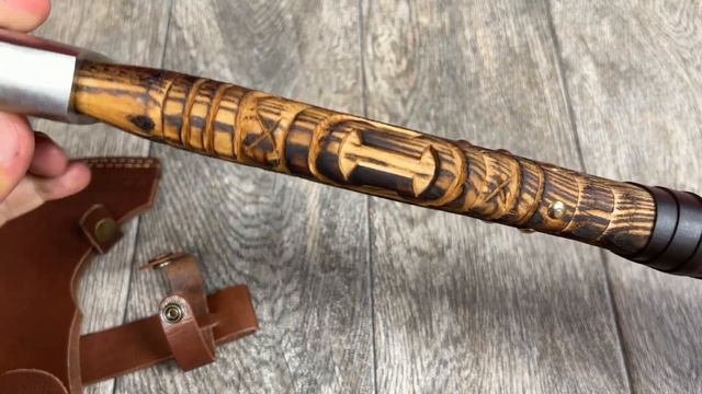 Viking AXE | ASH A105 Handmade Hunting Forged Carbon Steel Hatchet 21 Inches