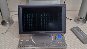 Panasonic Portable DVD Player LCD Monitor LX9 Mini Kino