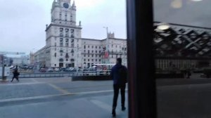 Belarus.Minsk.Минск. Железнодорожный вокзал."Ворота Минска" - 2 исторических здания на ул. Кирова.