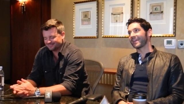 Lucifer Interview with Tom Ellis and Tom Welling: The Tale of Two Toms Season 3 смотреть онлайн