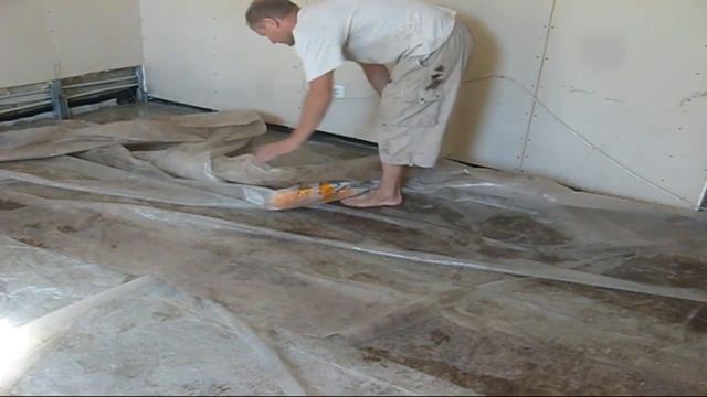 Часть №14 Чем достигается максимальная прочность бетонной стяжки (один из способов) смотреть онлайн