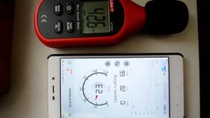 UNI-T UT353 -сравнение с "программным" шумомером