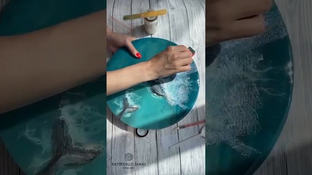 #море #смола #эпоксидка #эпоксидная_смола #резинарт #resinart #resinartist #resinarttutorial #resin смотреть онлайн