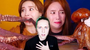 САМАЯ БЕЗУМНАЯ ЖЕНЩИНА  В КОРЕЙСКОМ МУКБАНГЕ И АСМР реакция