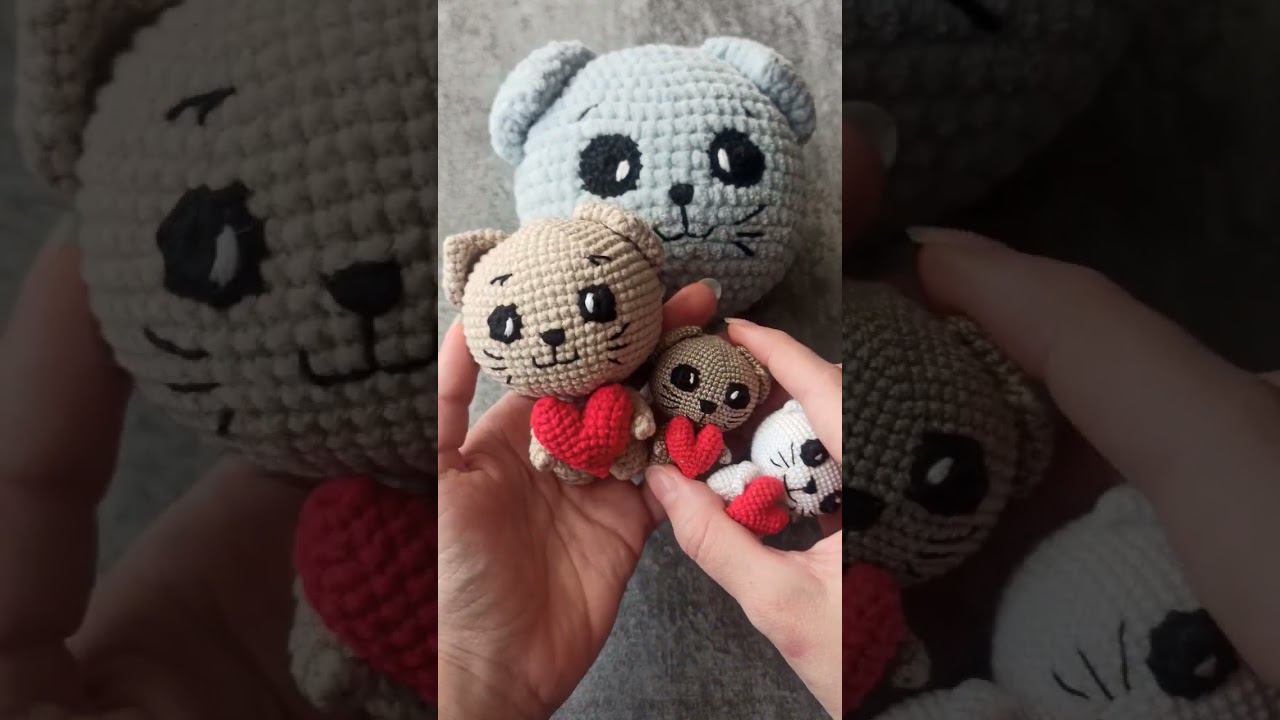 #амигуруми #amigurumi #вязаниекрючком #вязаныеигрушки #мквязание #мккрючком #вязание #вязаныйкот смотреть онлайн