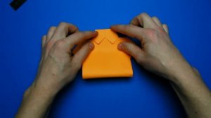 Как сделать рубашку с галстуком из бумаги. Оригами рубашка