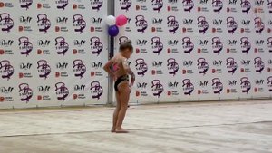 художественная гимнастика упражнение без предмета бп Шинкова Валерия 2014 6лет