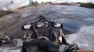 На гидроциклах по порогам  #Braapextreme