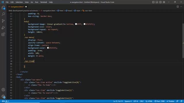 Creating a Magical Navigation Menu indicator | HTML, CSS & JavaScript Tutorial