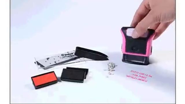 Trodat Printy 4911 Pink Rubber Ink Stamp смотреть онлайн