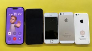 iPhone madness incoming Call 15pro max vs iPhone 10 vs 5C, 5SE, 5S