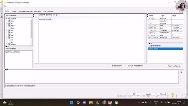 Python Scripting in KNIME