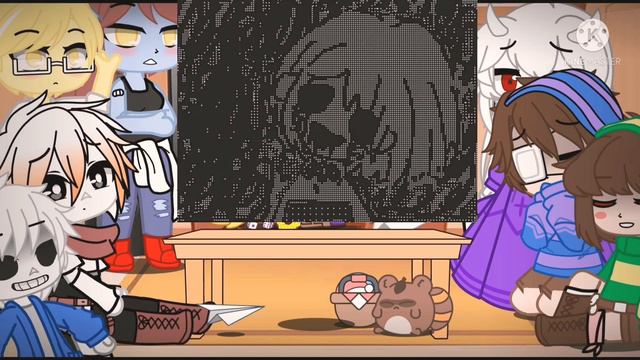 ⛭Реакция персонажей Андертейл на меме про Чару⛭ смотреть онлайн