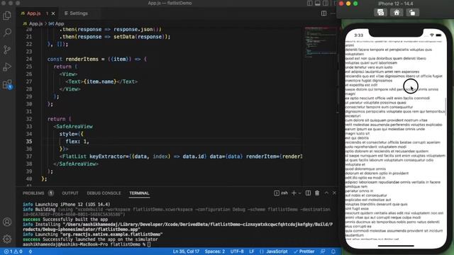 Fetch and display items using FlatList. React-Native Tamil. PART 10