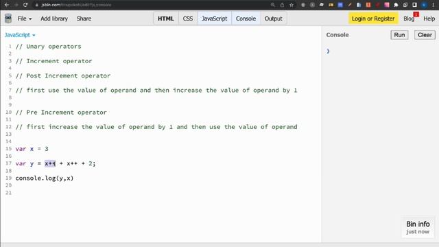 Increment And Decrement Operators In Java Script | Complete Java Script Tutorials| #9