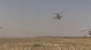 Боевая работа экипажей Ка-52