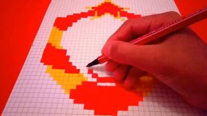 Как нарисовать по клеточкам эмблему/логотип ПФК ЦСКА. PIXEL ART