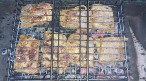 Свиные рёбрышки на мангале