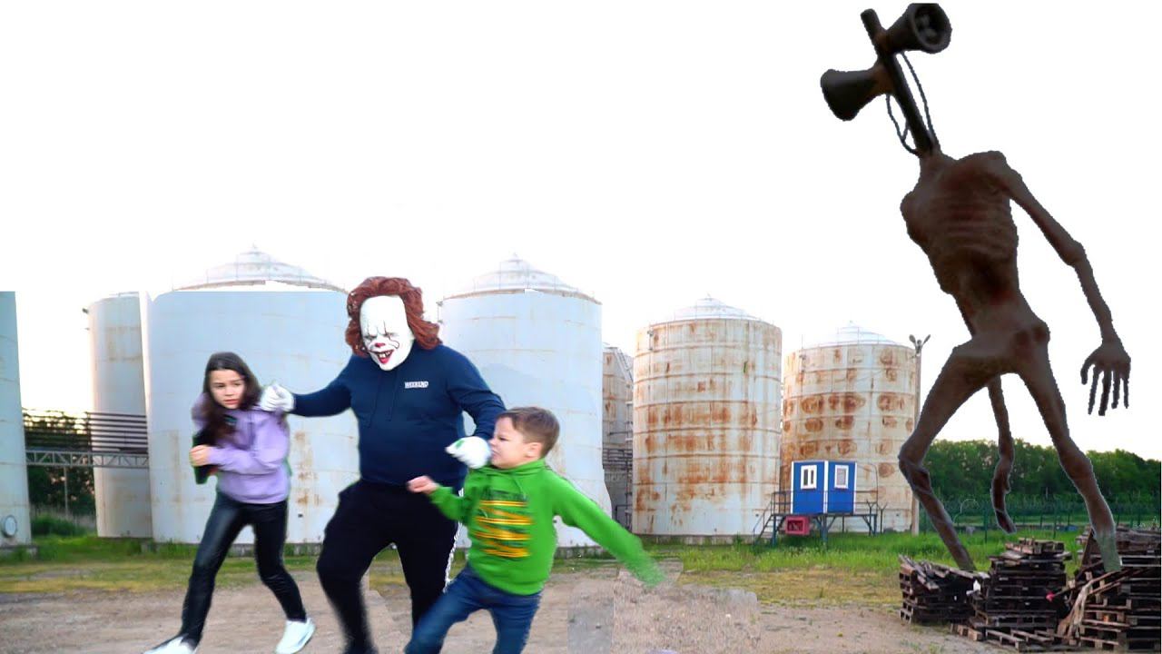 Сиреноголовый и Pennywise против Картун Кэт в реальной жизни Siren Head & Cartoon cat 8 серия смотреть онлайн