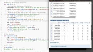 How to build a Bioinformatics web app (Molecular Descriptor Calculator) in Python | Streamlit #21