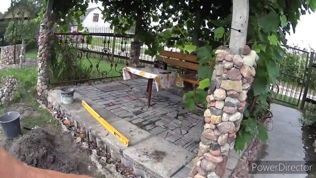 Крепим плоский шифер на стену сарая. Наше патио, какие изменения.Едим ежеклубнику.Vlog.Брест смотреть онлайн