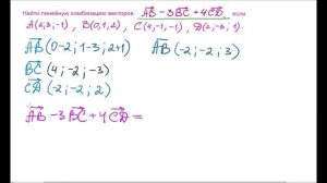 Линейная комбинация векторов