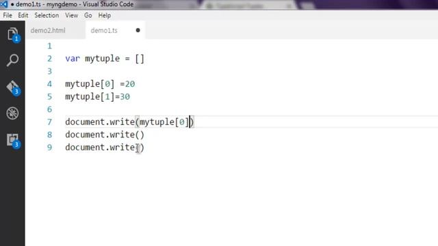 TypeScript Tuple