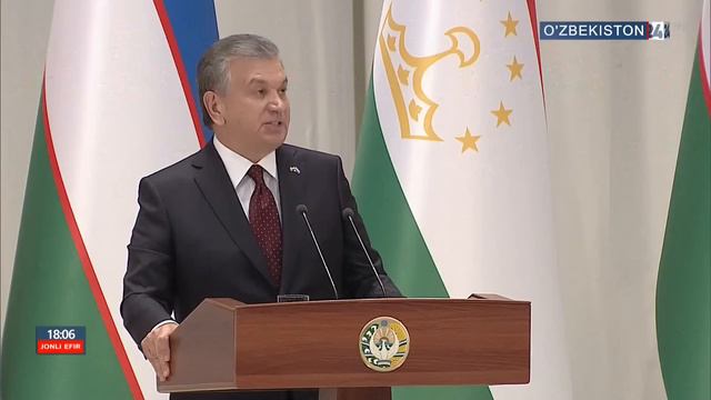 Ўзбекистон ва Тожикистон давлатлари Президентлари нутқлари смотреть онлайн