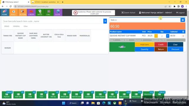 Free Download Source Code Point of Sale (POS) in php