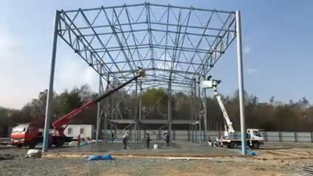 Строительство навеса для обслуживания техники смотреть онлайн