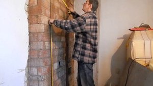 Установка маяков под штукатурку.(простой способ)