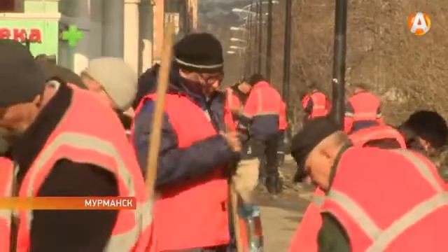 Более 10 000 флажков украсят Мурманск на время майских праздников смотреть онлайн