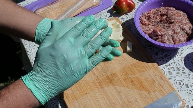 Мясные шарики с сыром в  беконе быстро и просто