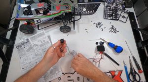 Installing Tamiya Buggy Light Pod Set onto our Grasshopper | CompetitionX